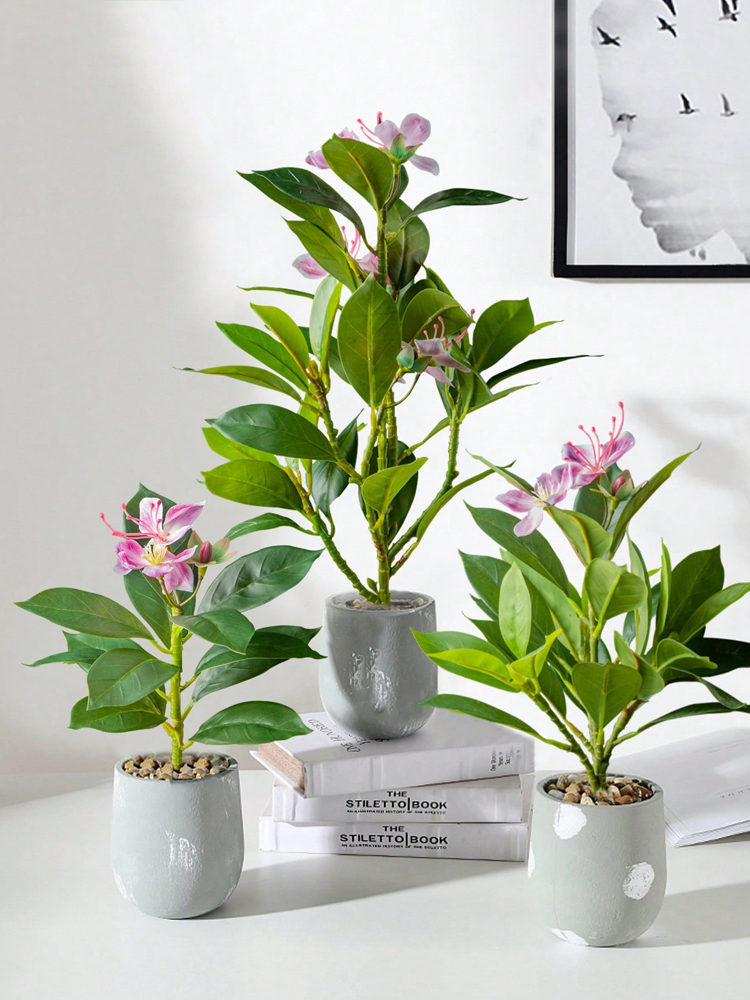 Ficus Lyrata Tree - 21-40 см искусственные растения азалии, искусственное