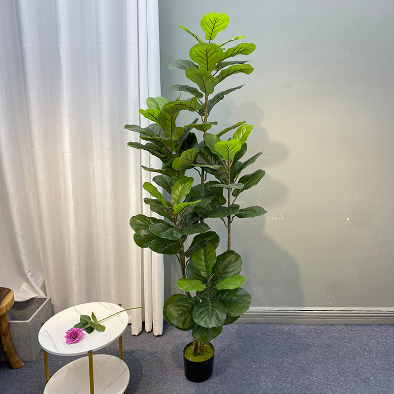 Большие фигуры, искусственное  – обзор и цена Ficus Lyrata Tree