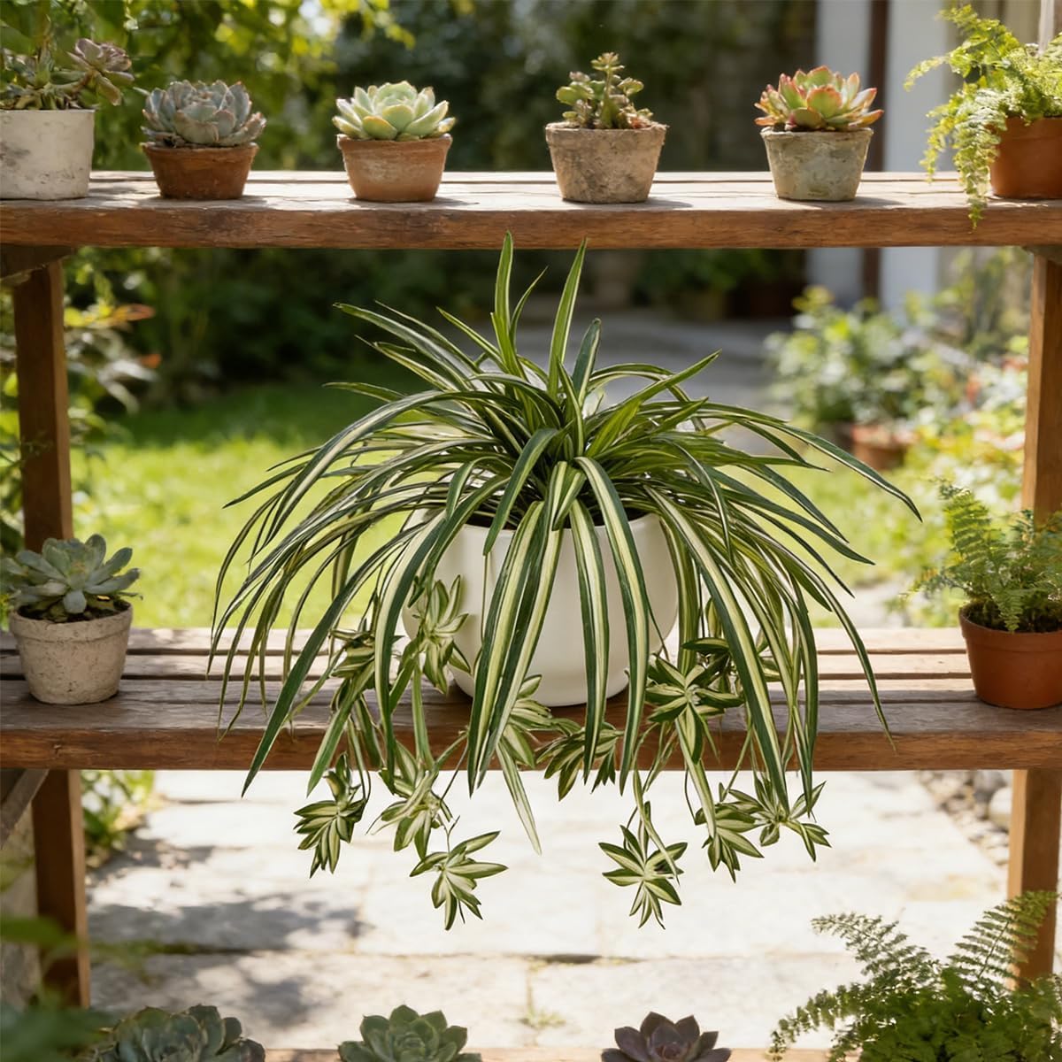 4 шт. Искусственные подвесные  – обзор и цена Spider Plant Hanging