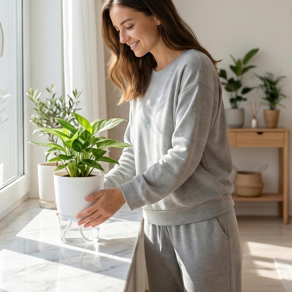 Самополивающийся пластиковый ц – обзор и цена Aloe Vera Pot