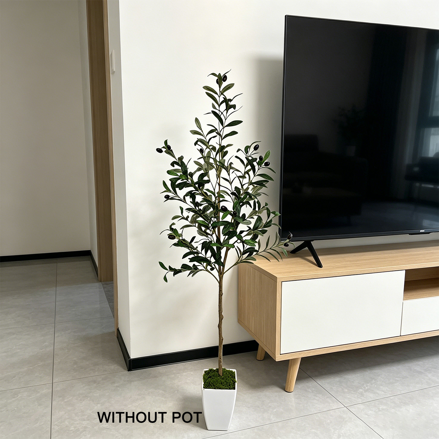 Искусственное оливковое дерево – обзор и цена Ficus Lyrata Tree